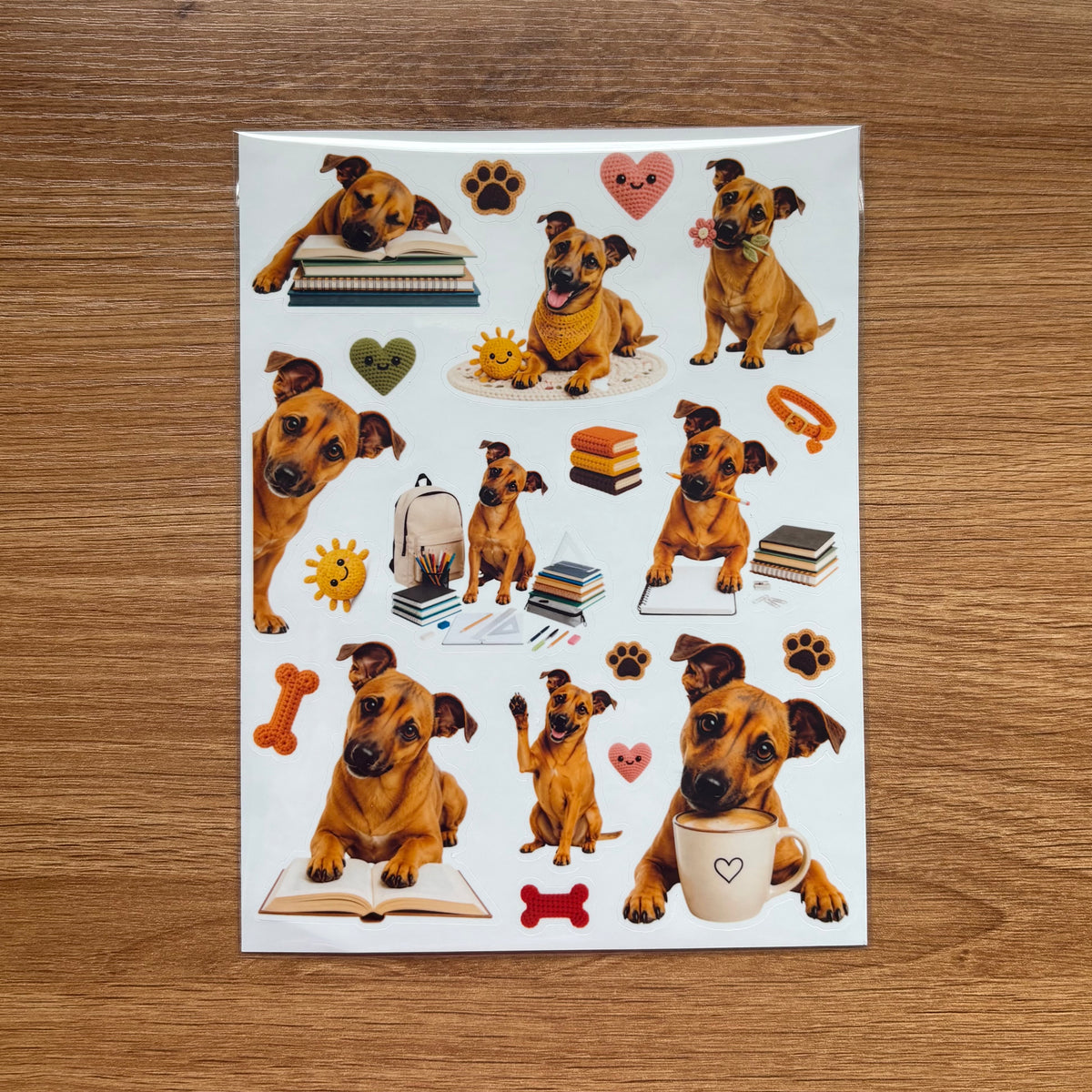 Stickers Balou – Werk en Studie | Vinyl Stickervel