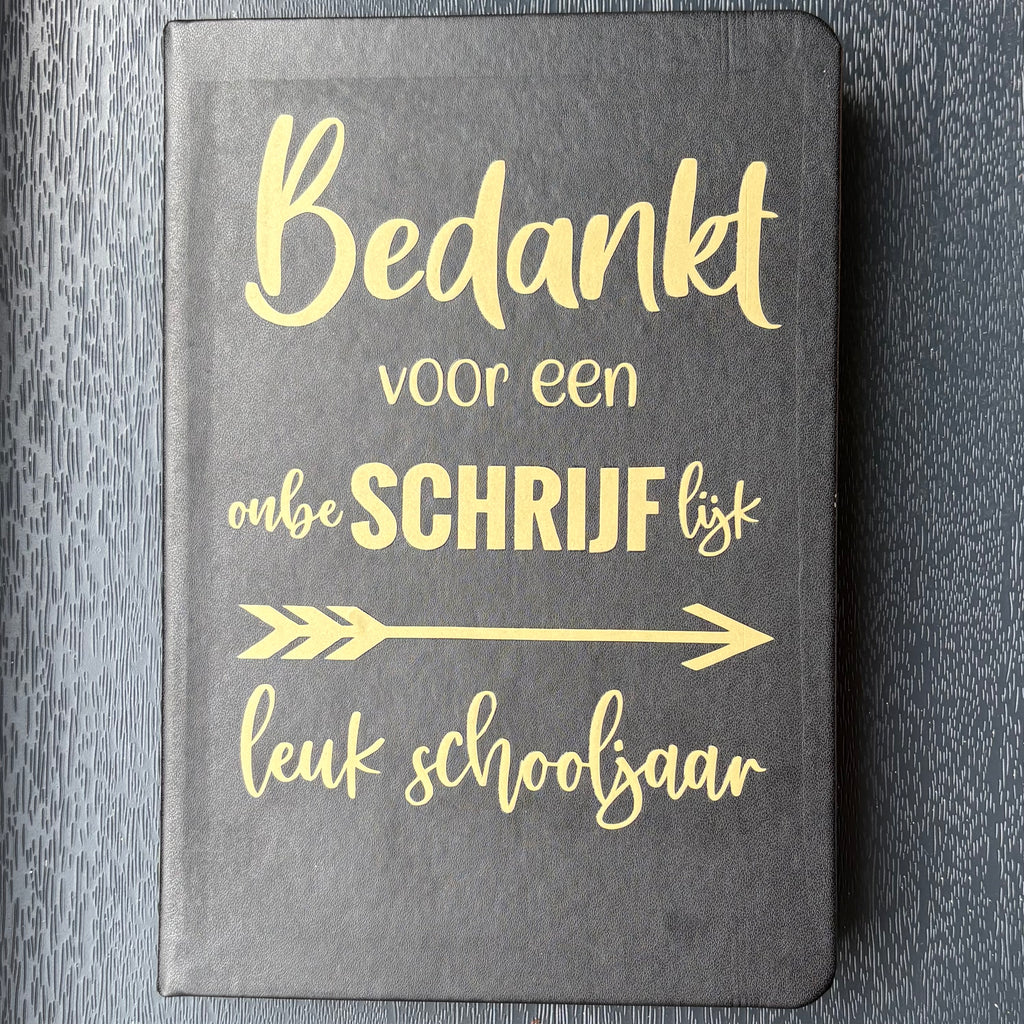 Notitieboek Juf Meester A5