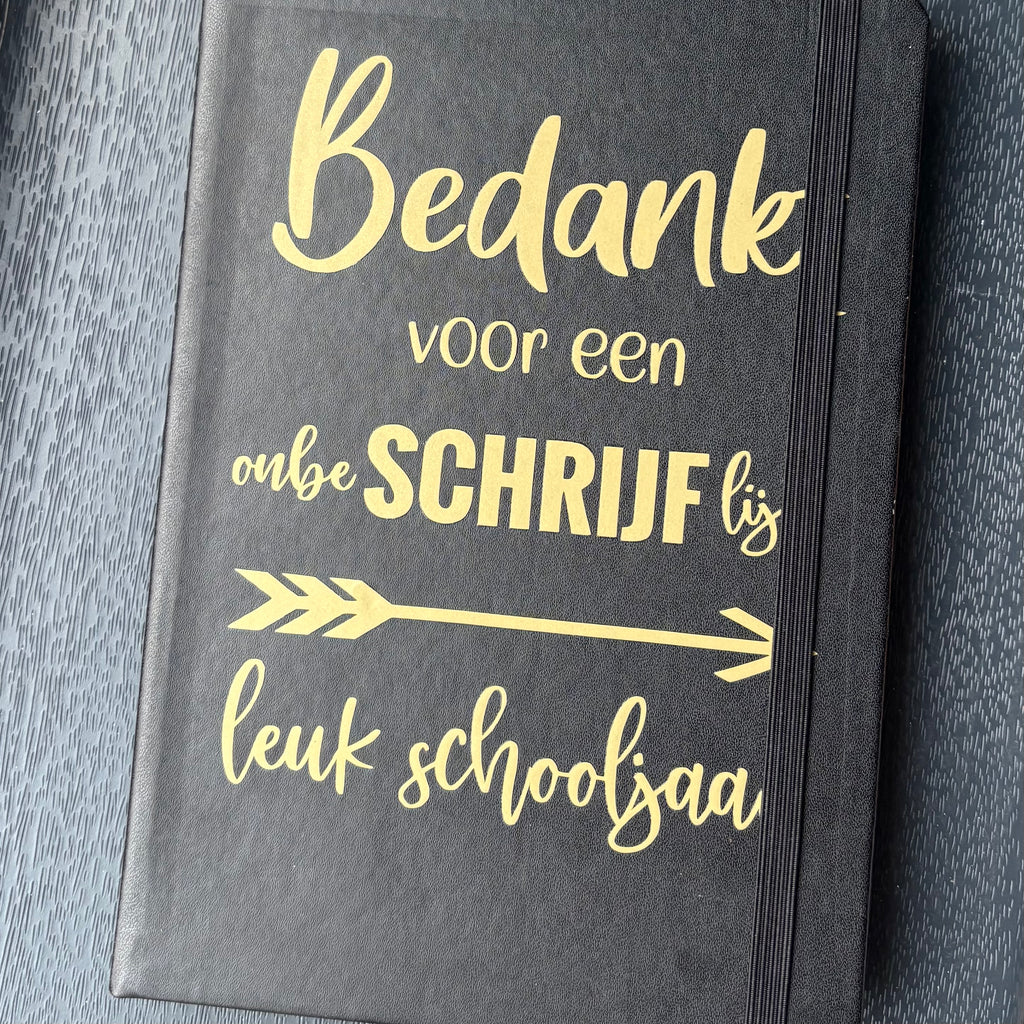 Notitieboek Juf Meester A5