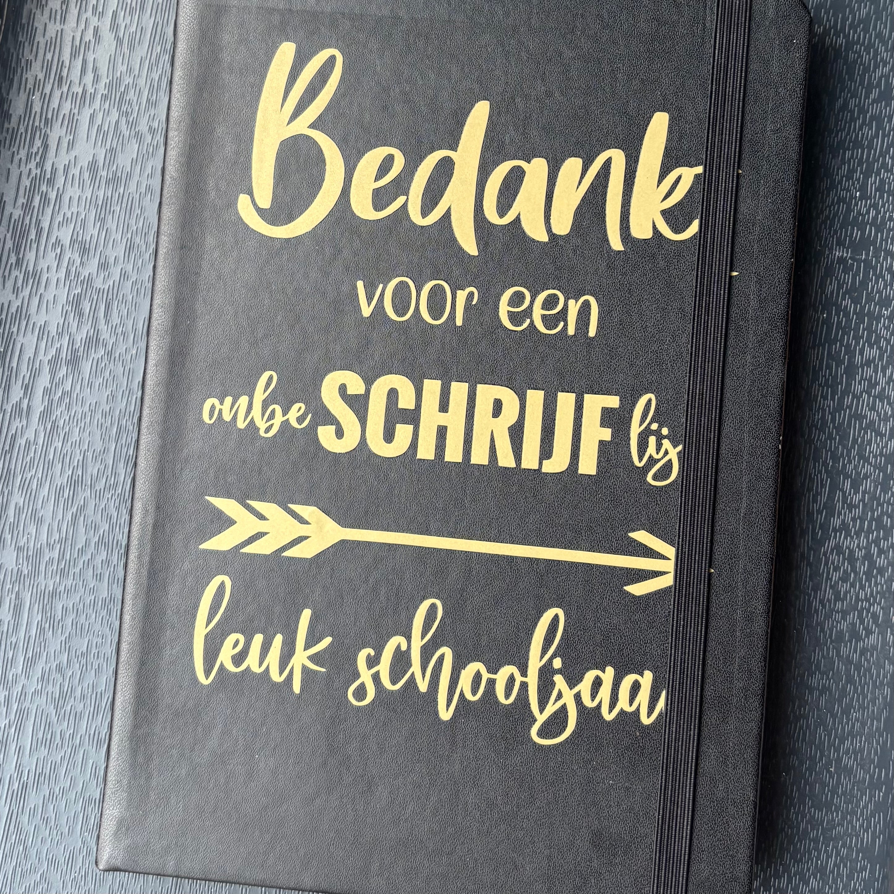 Notitieboek Juf Meester A5
