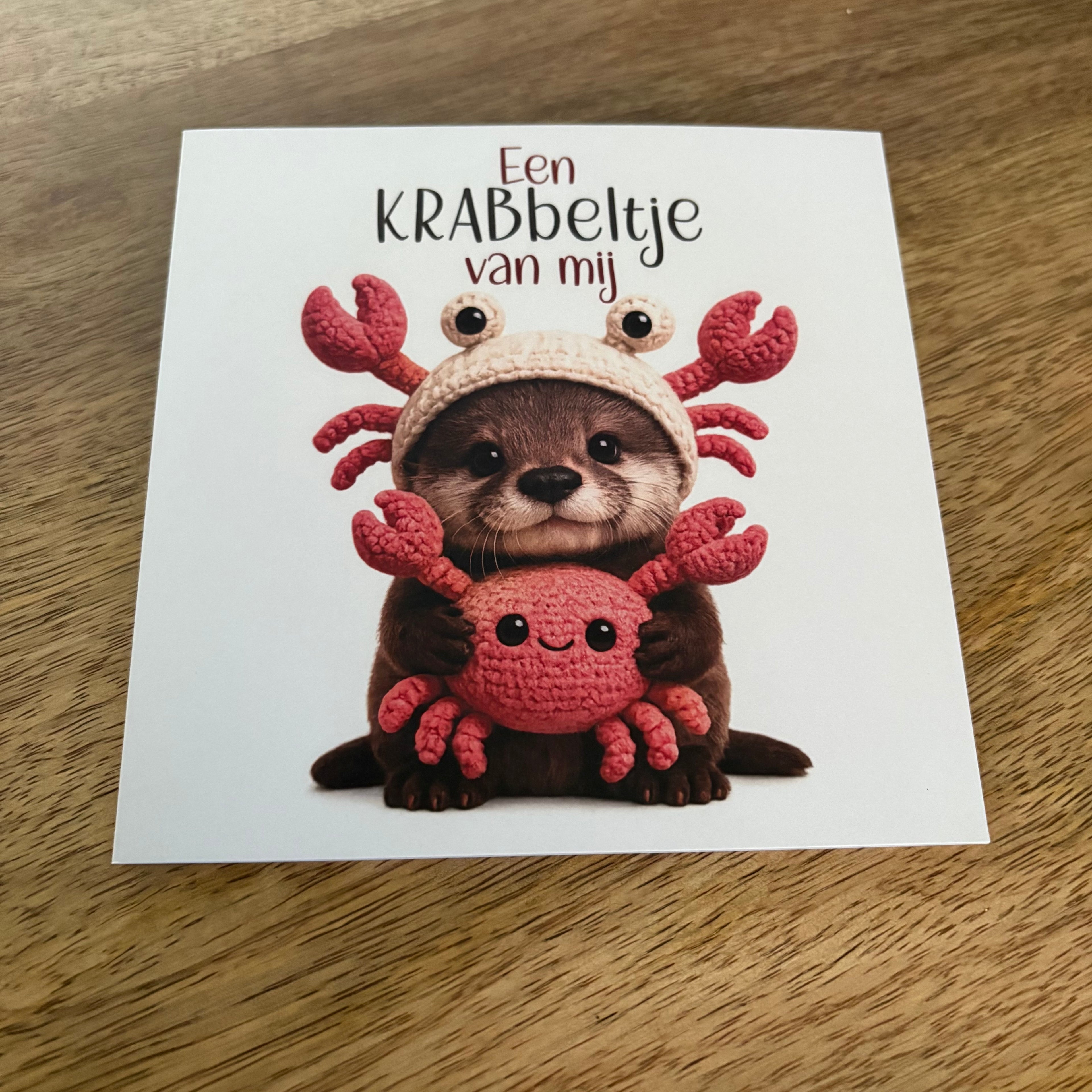 Een KRABbeltjevan mij | West-Brabantse Ansichtkaart