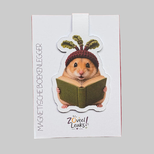 Magnetische Boekenlegger Hamster | Zoveel Leuks