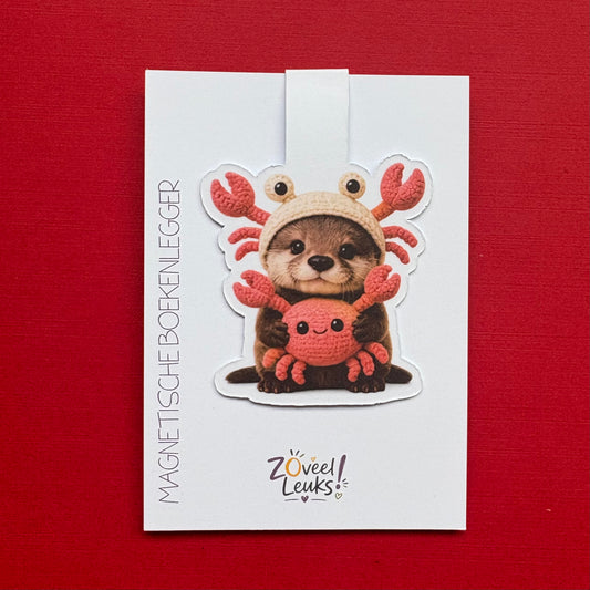 Magnetische Boekenlegger Otter & Krab | Zoveel Leuks